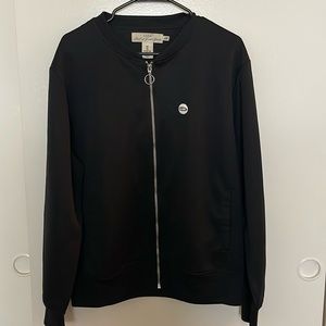 Large black zipper jacket